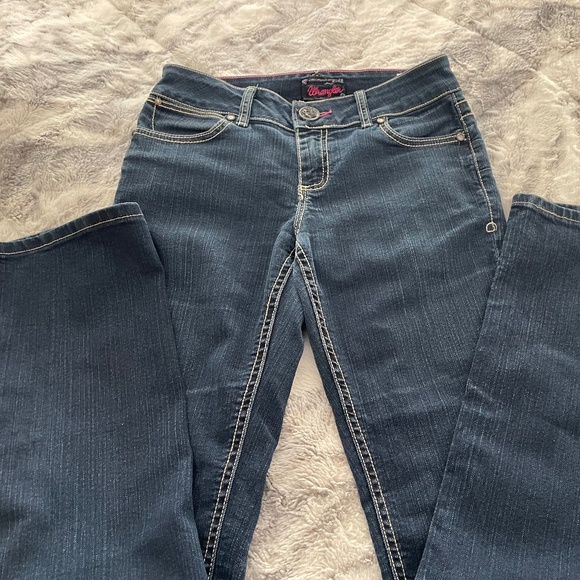 Wrangler Denim - VINTAGE WRANGLER JEANS ,RED STITCHING, S3/4 x34